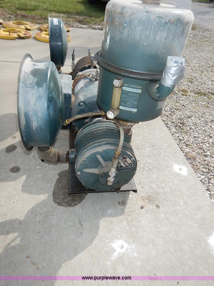 Surge electric motor and Alamo vacuum pump unit in Williamsburg, KS