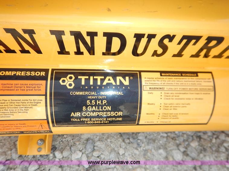 image for item BC9524 Titan air compressor