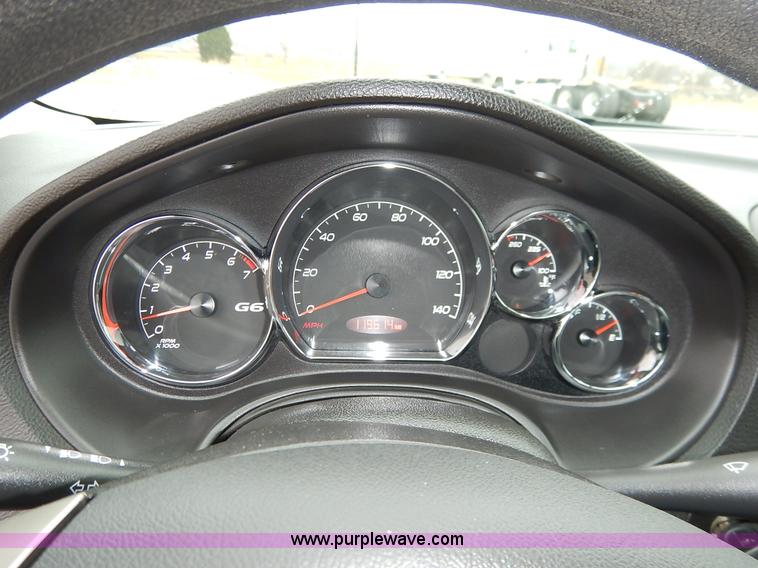 image for item BC9567 2007 Pontiac G6