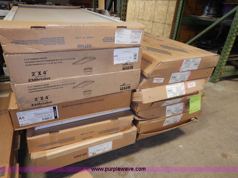 image for item BC9673 (14) assorted boxes of lighting fixtures