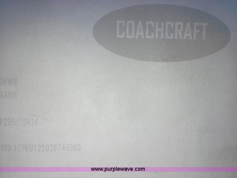 image for item H1576 2002 Coachcraft enclosed fiber optics splitting trailer