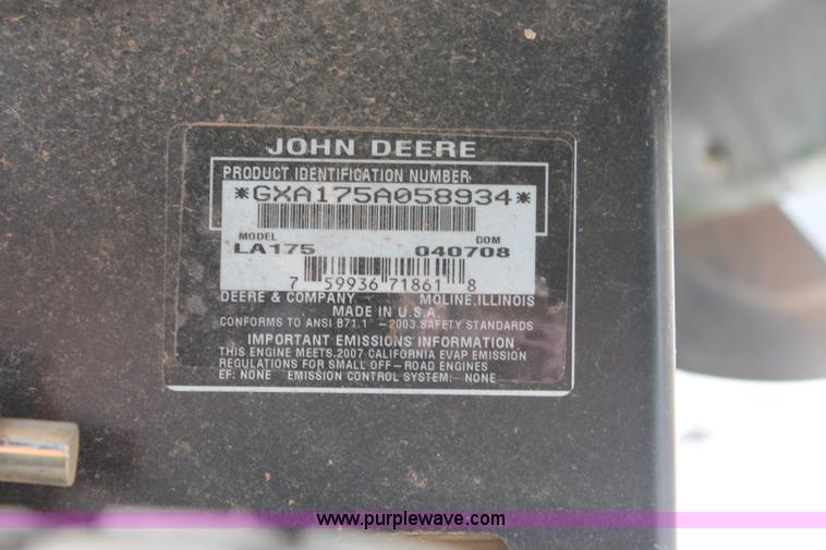 image for item H5906 John Deere LA175 lawn mower