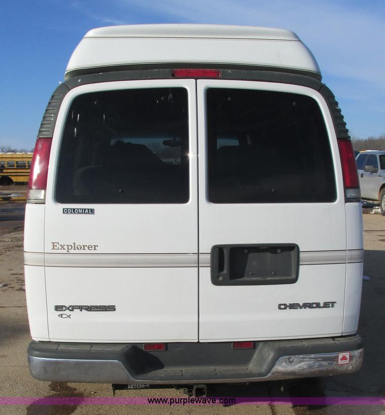 image for item I3090 2002 Chevrolet Express 1500 Colonial Explorer conversion van