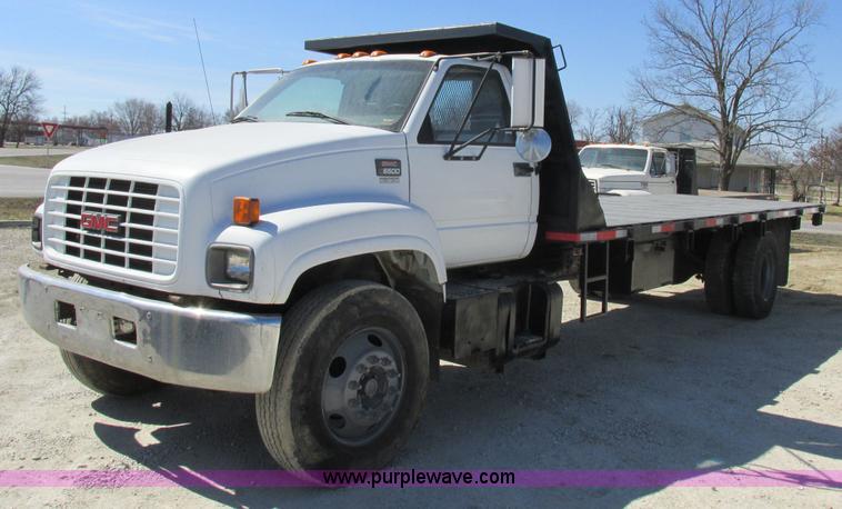 image for item K2064 2000 GMC C6500 dump flatbed truck