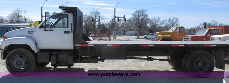 image for item K2064 2000 GMC C6500 dump flatbed truck