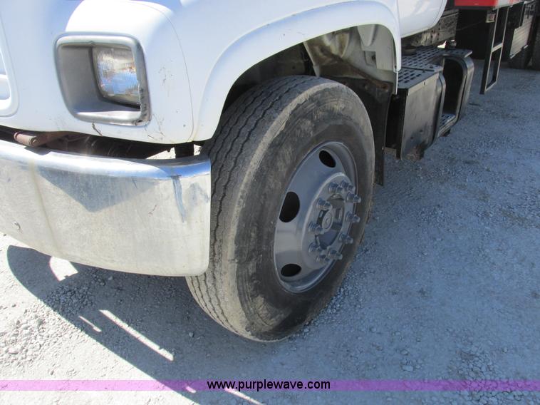 image for item K2064 2000 GMC C6500 dump flatbed truck