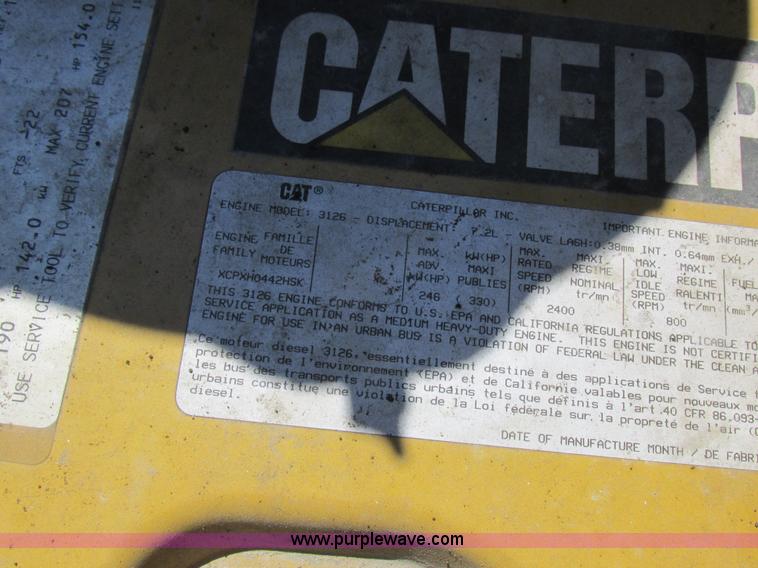 image for item K2064 2000 GMC C6500 dump flatbed truck