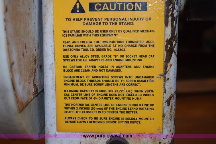 image for item K2369 OTC engine stand