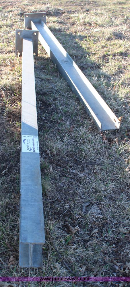 image for item K8779 (2) galvanized pedestal beams