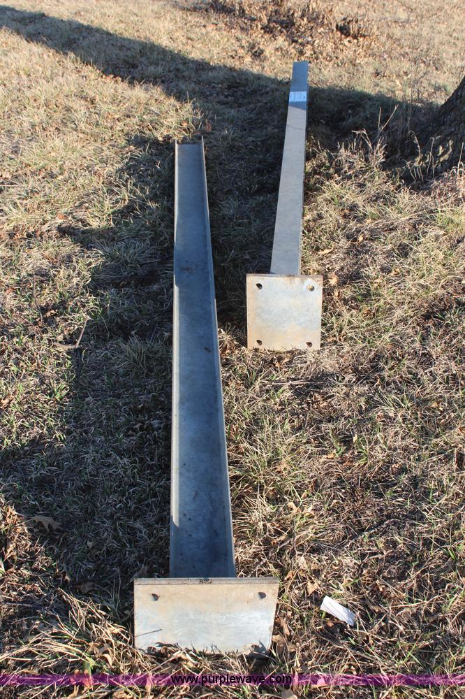 image for item K8779 (2) galvanized pedestal beams