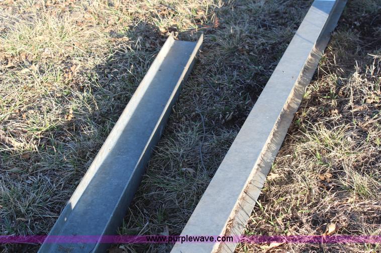 image for item K8779 (2) galvanized pedestal beams