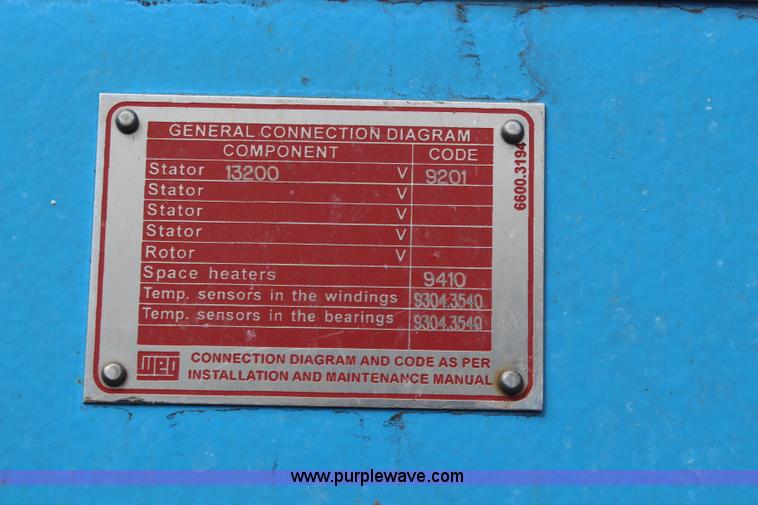 image for item K8797 WEG MGP16004 electric motor