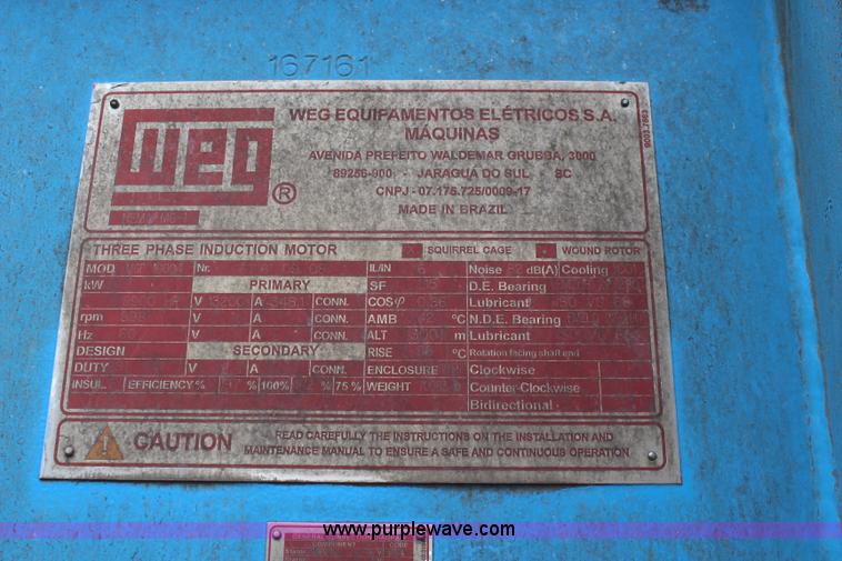 image for item K8813 WEG MGP16004 electric motor