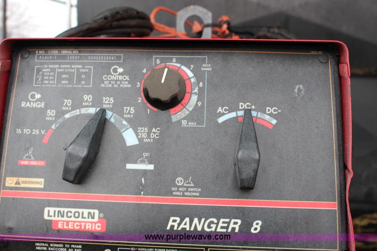 image for item L6710 Lincoln Electric Ranger 8 welder