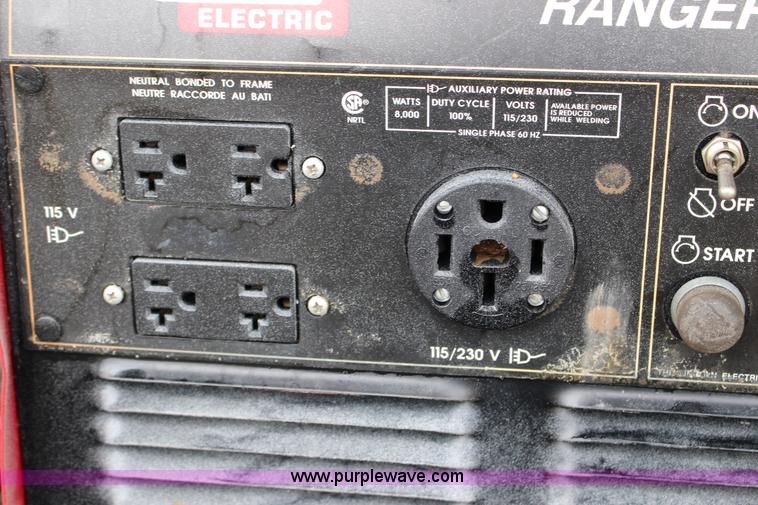 image for item L6710 Lincoln Electric Ranger 8 welder