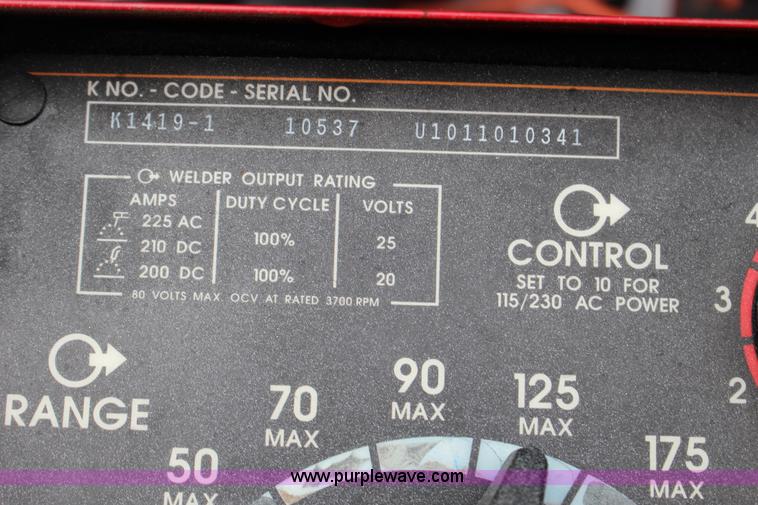 image for item L6710 Lincoln Electric Ranger 8 welder