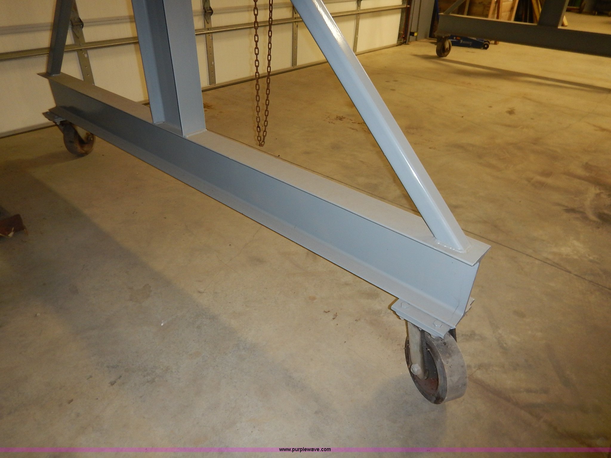 A-frame chain hoist in Rossville, KS | Item BC9631 sold | Purple Wave