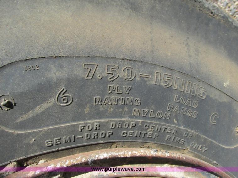 image for item J1797 Pneumatic roller tires and axles