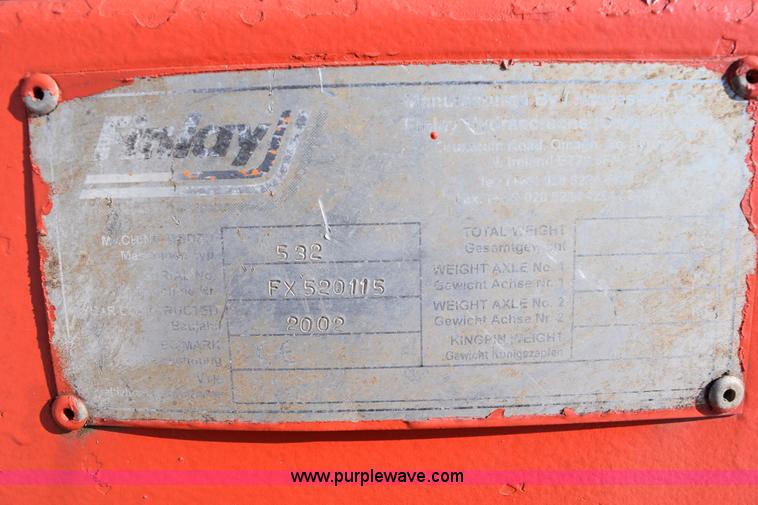 image for item J1814 2002 Finlay 532 conveyor