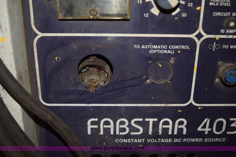 image for item J1887 Hobart Fabstar 4030 wire welder
