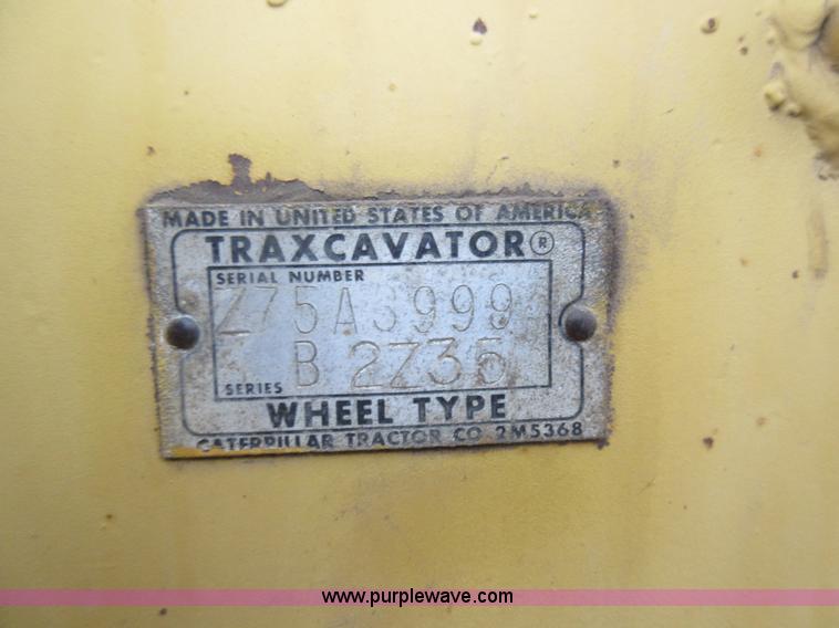 image for item J1949 1967 Caterpillar 966 wheel loader