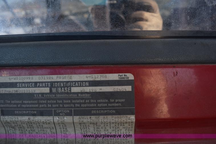 image for item J1971 1994 Chevrolet Kodiak dump truck