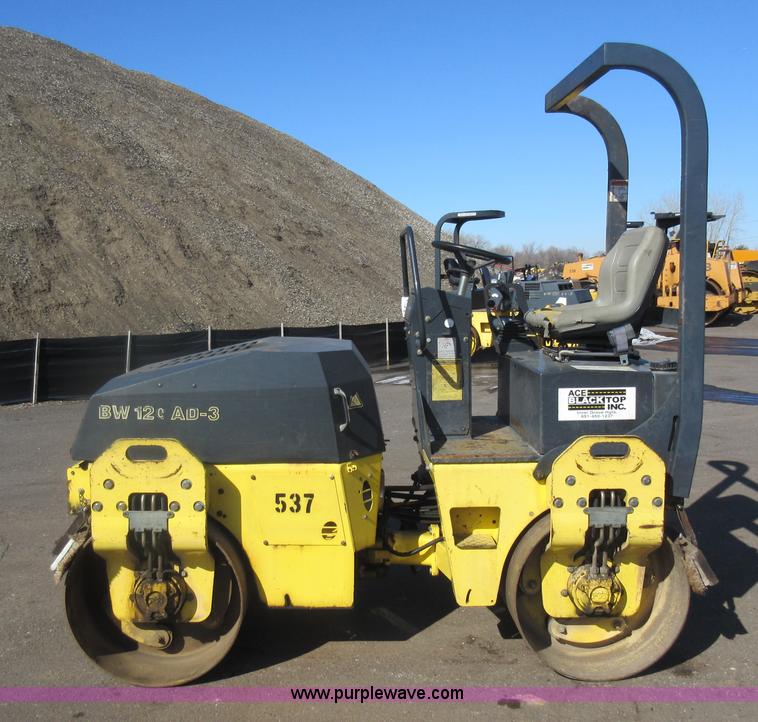 image for item J1973 Bomag BW120AD-3 vibratory double drum roller