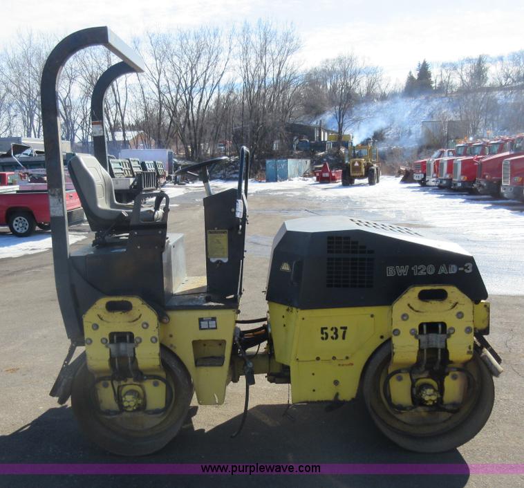 image for item J1973 Bomag BW120AD-3 vibratory double drum roller