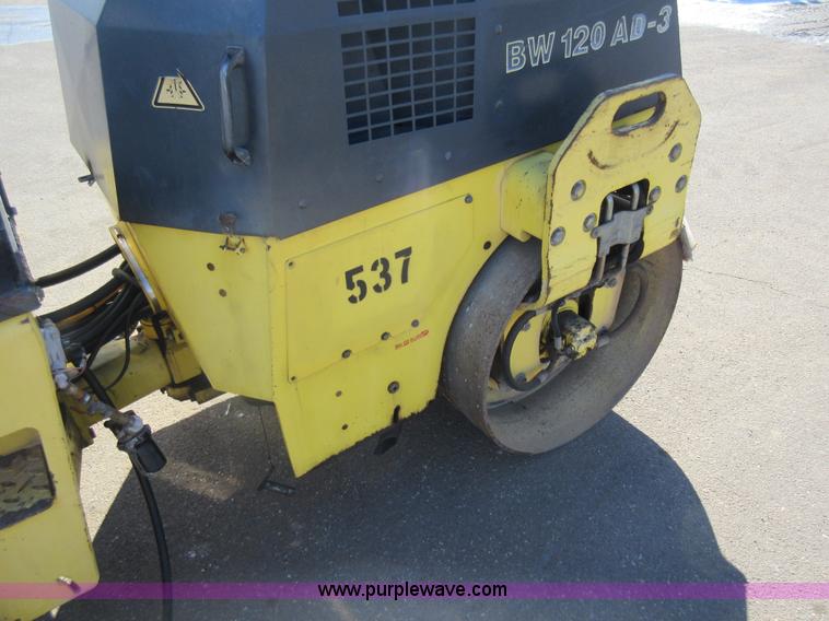 image for item J1973 Bomag BW120AD-3 vibratory double drum roller
