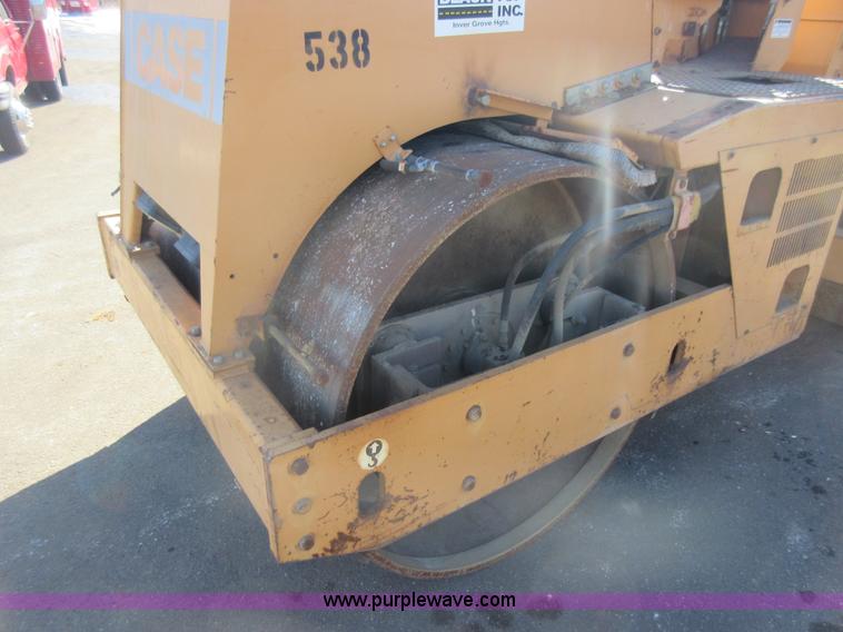 image for item J1976 Case 752B vibratory double drum roller