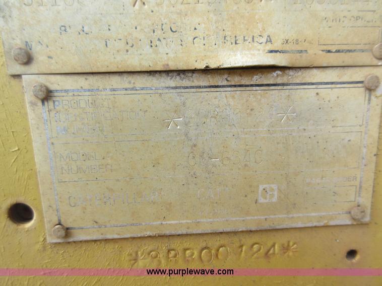 image for item J1978 Caterpillar CB634C vibratory double drum roller