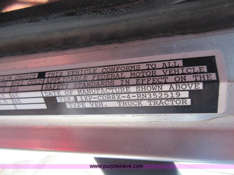 image for item J1983 1994 Peterbilt 377 water truck