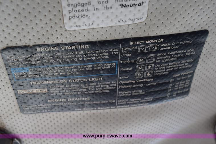 image for item J1986 1995 Chevrolet Kodiak dump truck