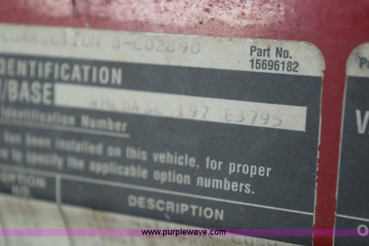 image for item J1987 1998 Chevrolet C8500 dump truck