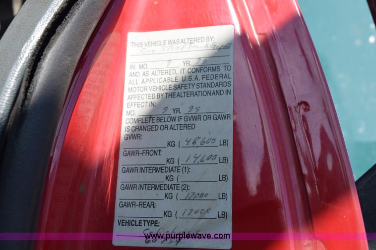 image for item J1988 1999 Chevrolet C8500 dump truck