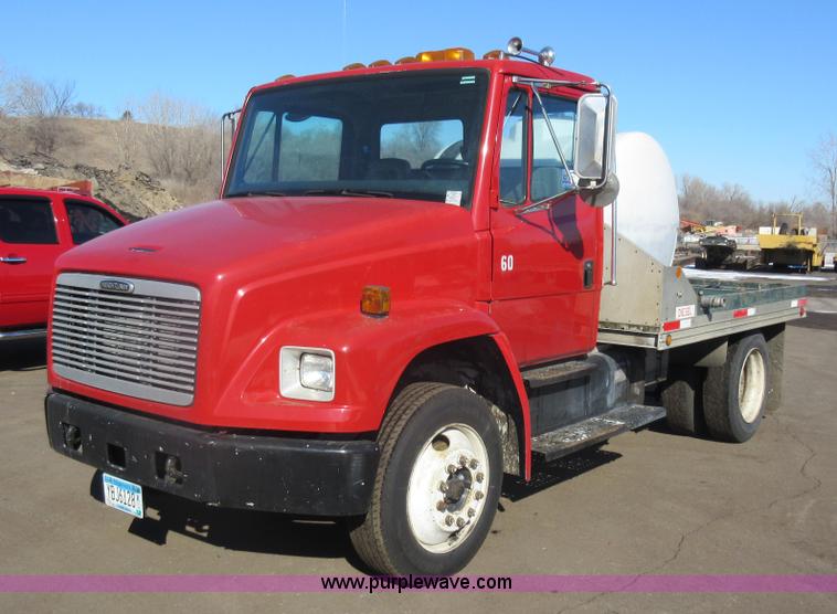 image for item J1992 1998 Freightliner FL70 flatbed truck