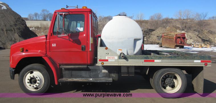 image for item J1992 1998 Freightliner FL70 flatbed truck