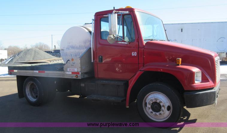 image for item J1992 1998 Freightliner FL70 flatbed truck