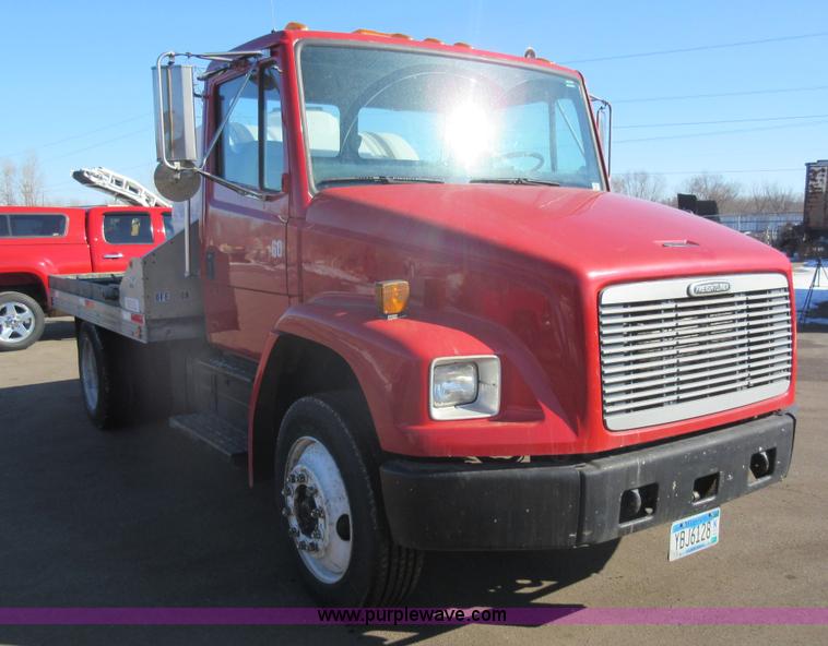 image for item J1992 1998 Freightliner FL70 flatbed truck