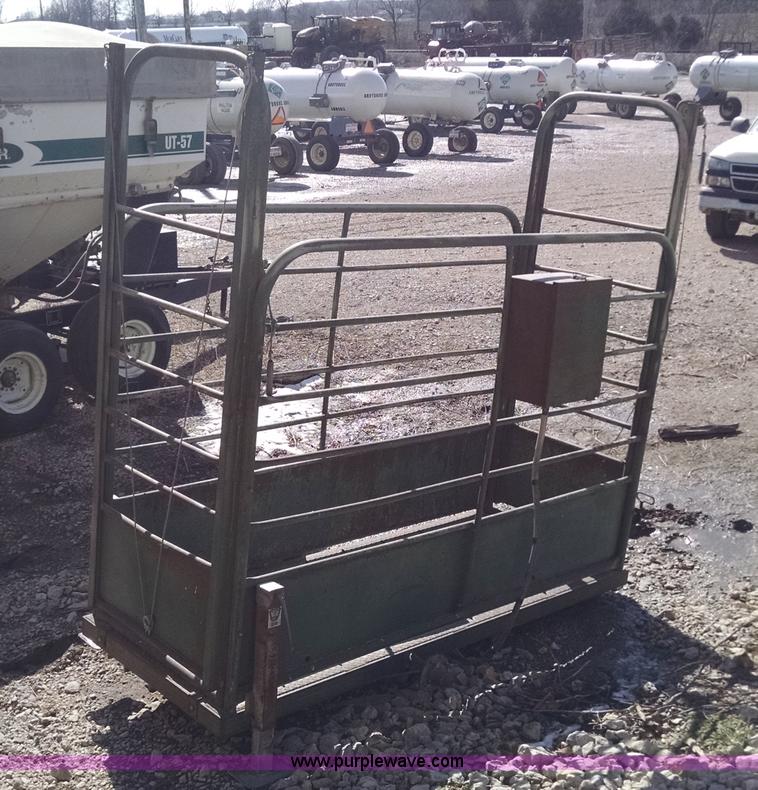 image for item AY9423 7.5'L x 3'W towable cattle scale