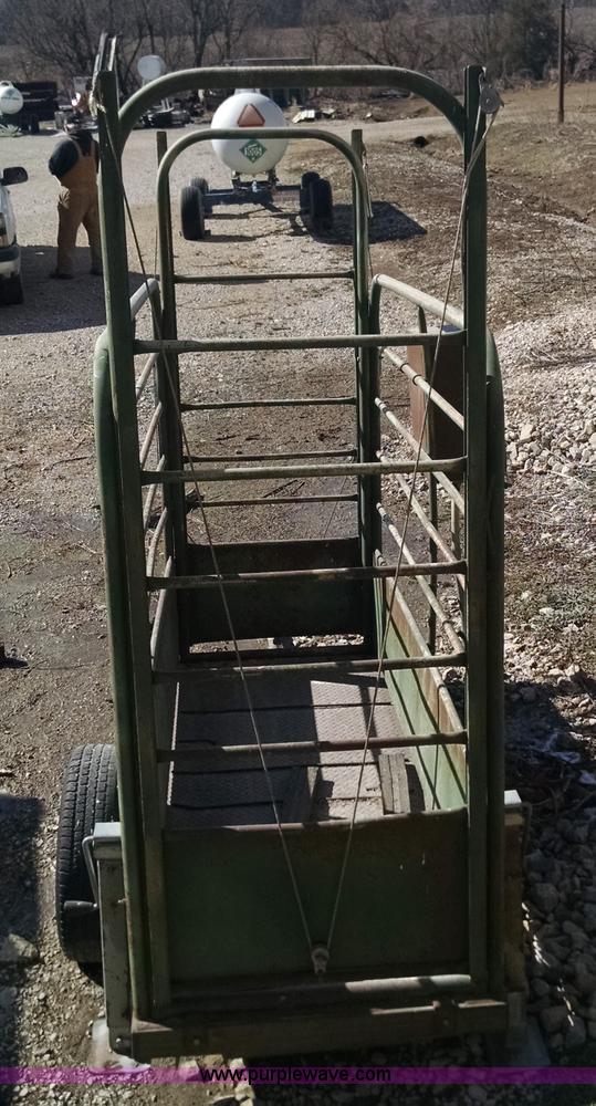 image for item AY9423 7.5'L x 3'W towable cattle scale