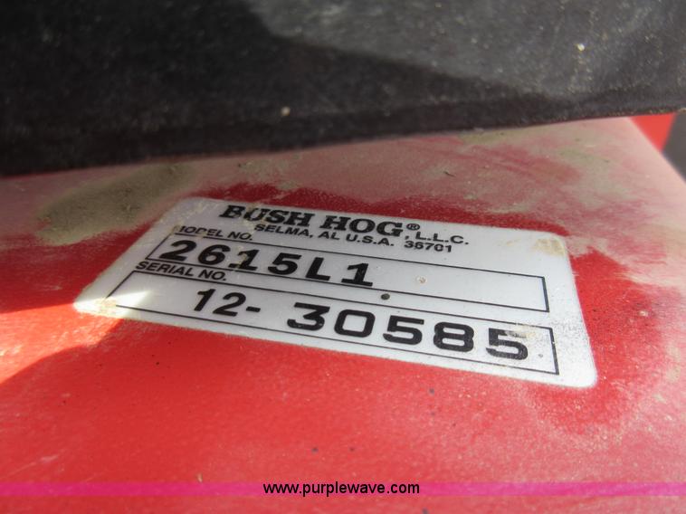 image for item AY9487 Bush Hog Legend 2615 batwing mower