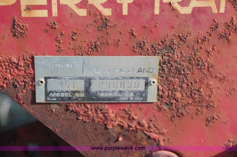 image for item BO9488 New Holland 451 sickle mower