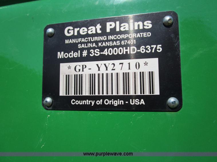 image for item D2337 2013 Great Plains 3S-4000HD-6375 grain drill