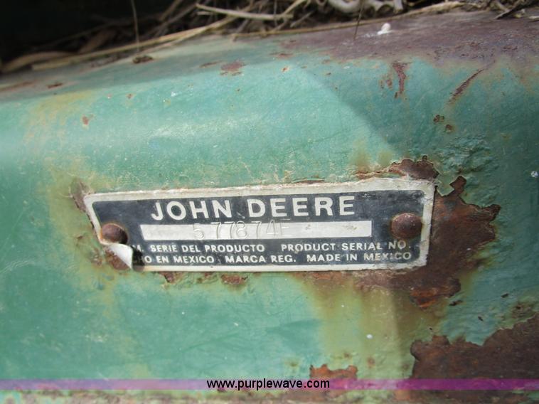 image for item D2386 John Deere 27 flail mower