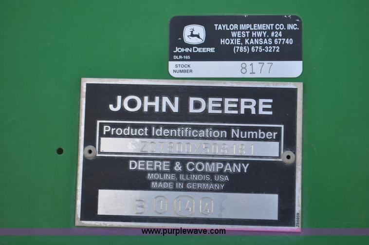 image for item F2266 2006 John Deere 7800 forage harvester