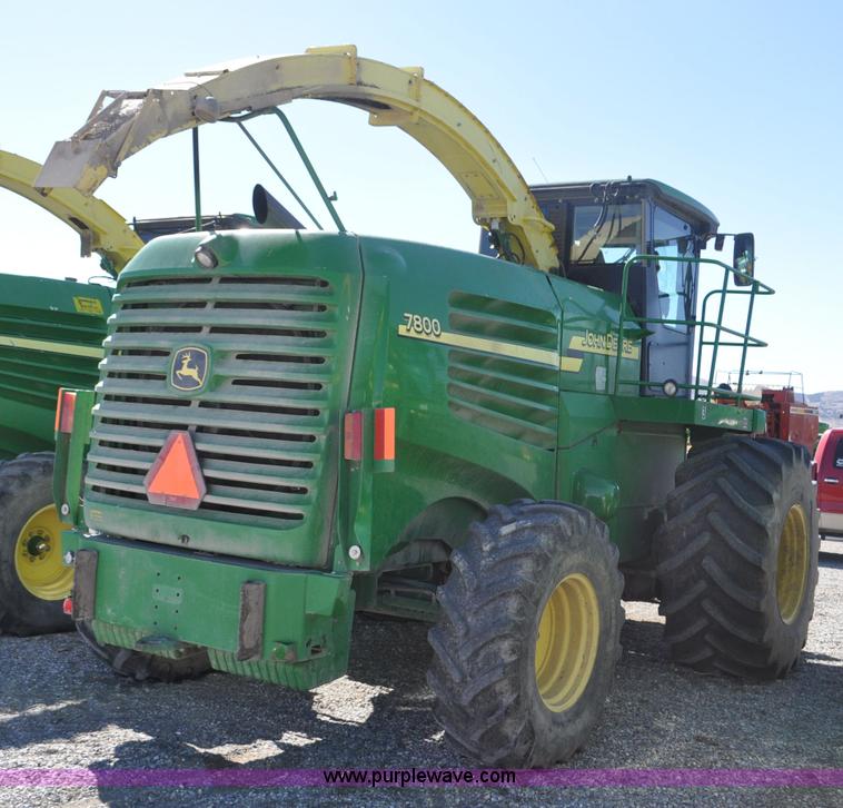 image for item F2267 2007 John Deere 7800 forage harvester
