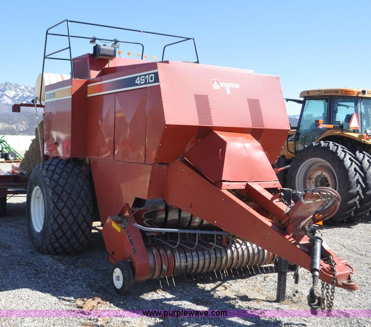 image for item F2270 2002 Hesston 4910 large square baler