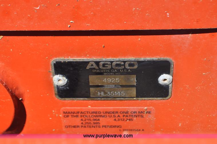 image for item F2270 2002 Hesston 4910 large square baler