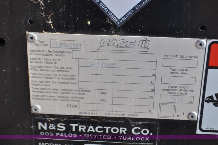 image for item F2276 2006 Case IH LBX432 large square baler